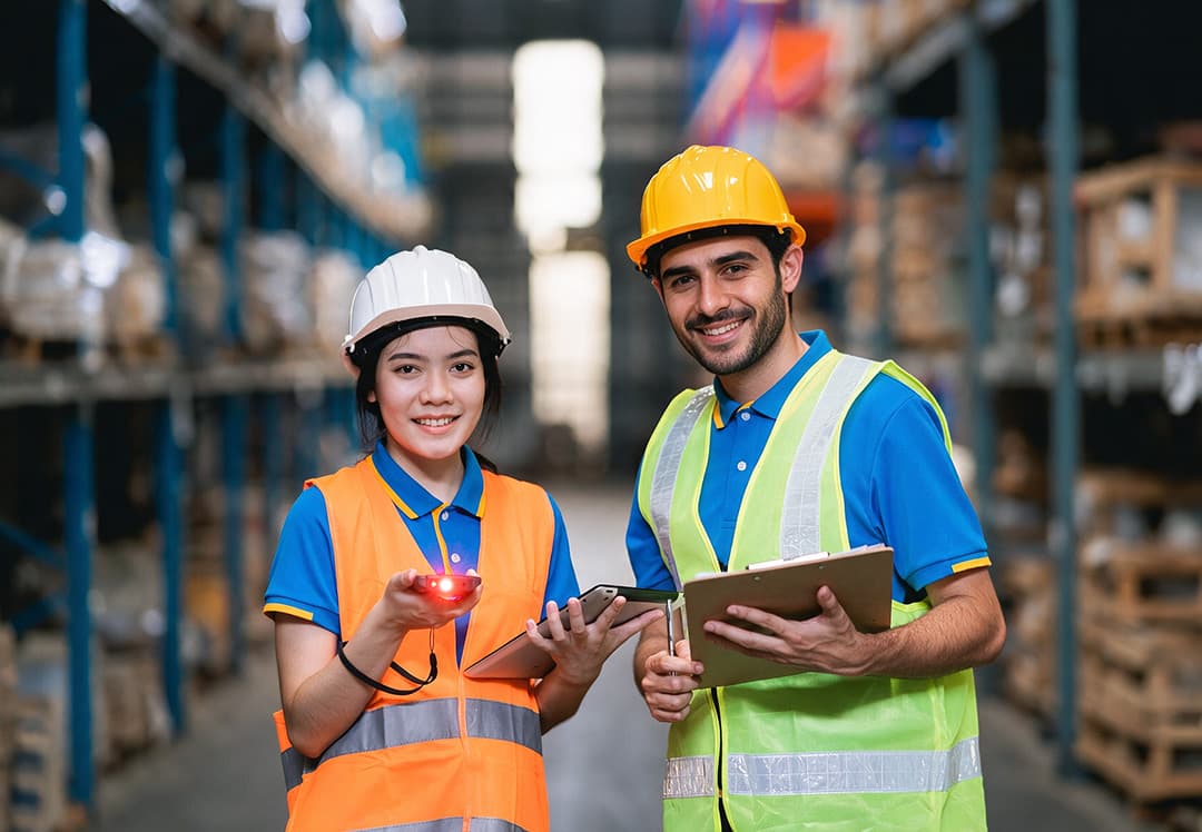Workforce coordinators inside a managed client building
