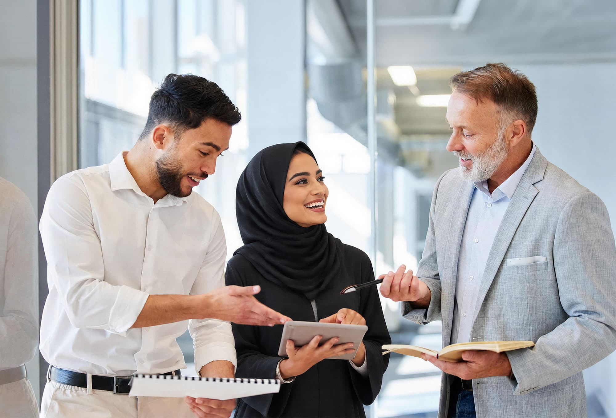TRIDY adviser supporting a hiring discussion